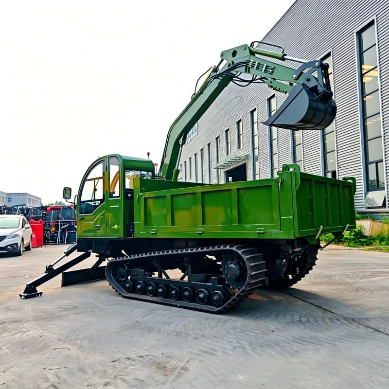 Dumper à chenilles de 8 tonnes