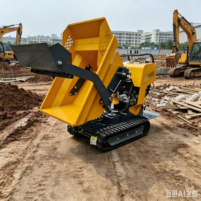 Transportador de Orugas Autocargable Hidráulico