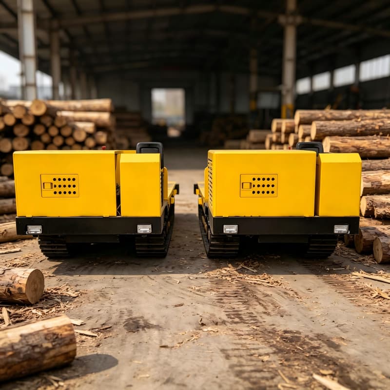 Dumper forestier à chenilles de 5 tonnes