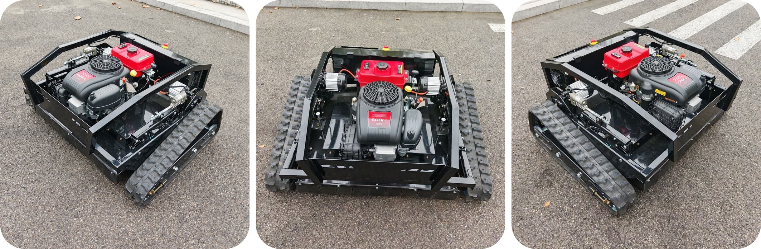 Tondeuse à gazon électrique à déplacement lent à haute puissance KC-HS1000 | 23 ch, homologuée EPA Euro 5