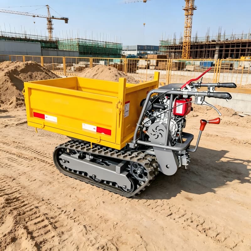 Transporteur sur chenilles 0,5T – Mini Dumper