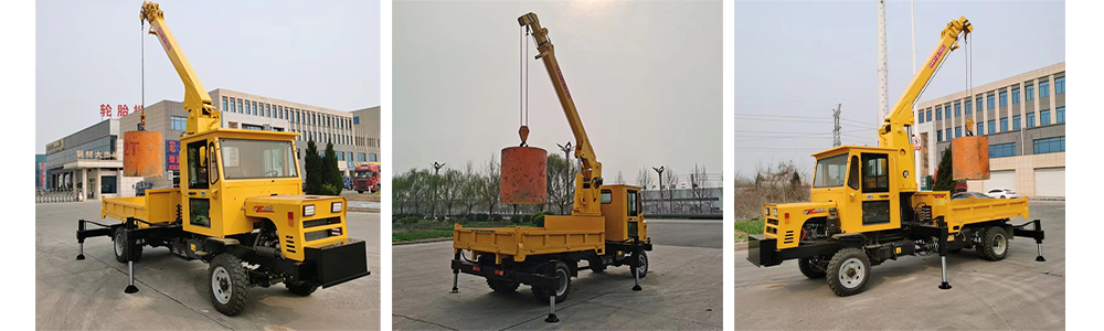 Crane montada en camión de 2 toneladas