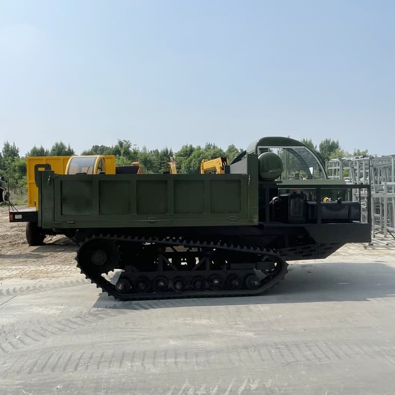 8 Tons Rubber Track Dump Truck